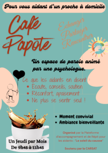 Flyer - Cafés Papote Decazeville - Recto