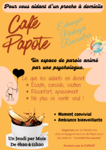 Flyer - Cafés Papote Rieupeyroux - Recto