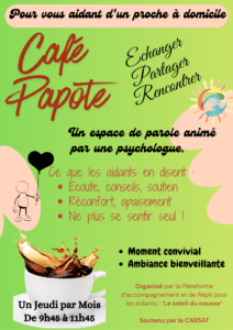 Flyer - Cafés Papote Villeneuve recto