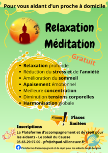 Relaxation méditation DCZ - Recto